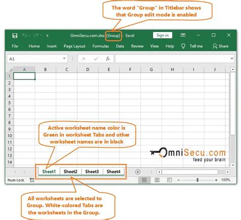 Excel Select All Sheets Image