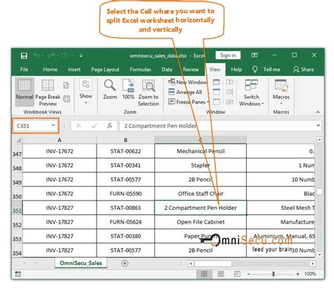 Excel sheet splitting tools