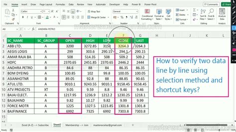 Excel Shortcuts for Auditors