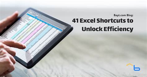 Excel shortcuts for efficiency