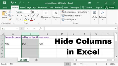 Excel shortcuts for hiding and unhiding worksheets