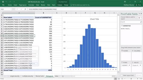 Excel Simulation @RISK