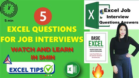 Excel Skills for Job Interview