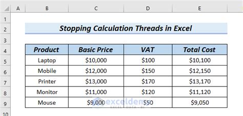 Excel Slow Performance