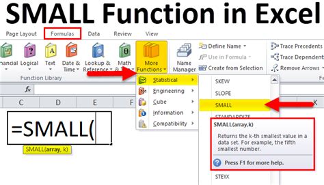 Master Small Functions in Excel