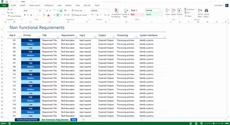 Excel software requirements