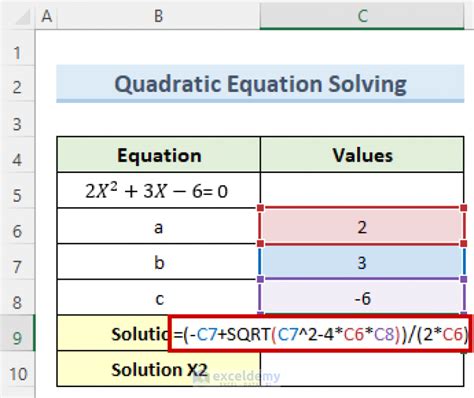 Excel Solver Formula Image 2