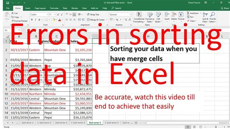 Excel Sort Errors 5