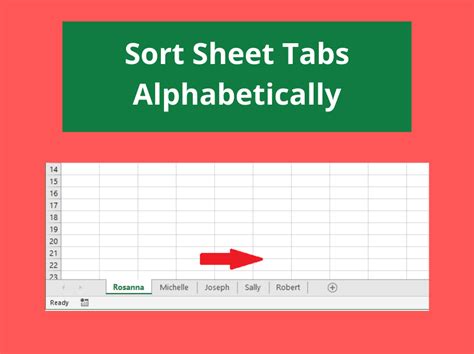 Sorting Excel tabs alphabetically