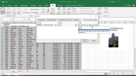 Excel Sorting by Custom List