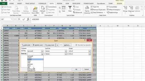 Excel Sorting by Multiple Conditions