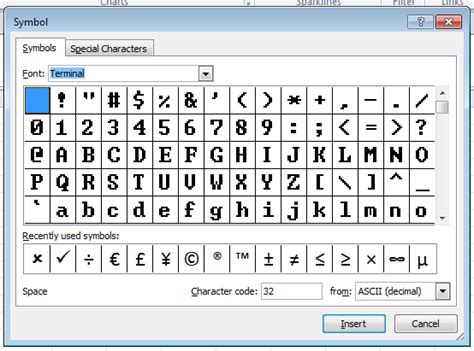 Ghost special character in Excel