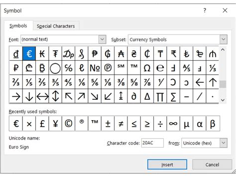 Ampersand special character in Excel