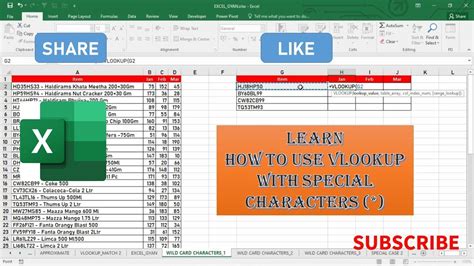 Asterisk special character in Excel