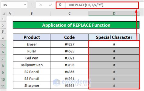 Excel special characters in text functions