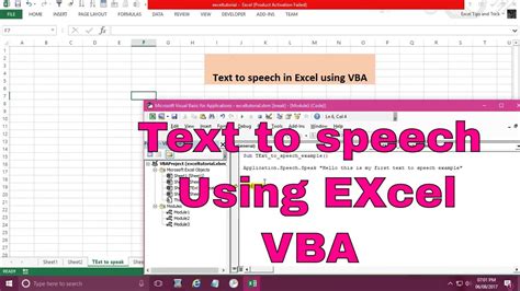 Excel Speech-to-Text Accessibility