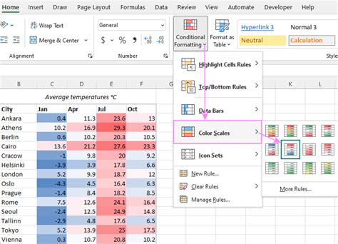 Excel Spreadsheet Color Psychology