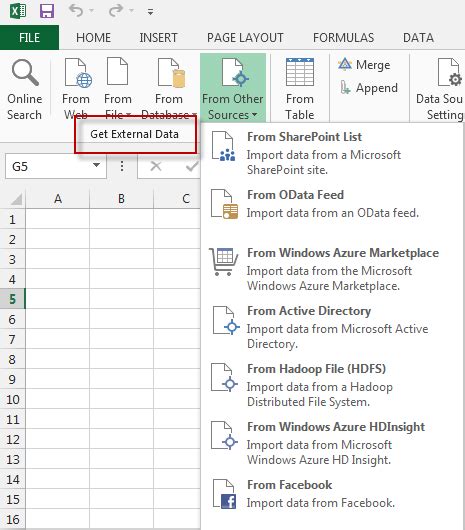 Excel SQL Server Power Query