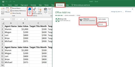 Excel Status Bar Add-ins