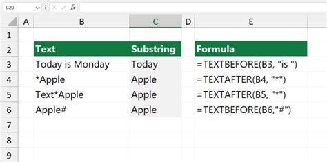 Excel Substring Extraction After a Specific Character