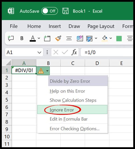 Excel Sum Ignore Errors Options