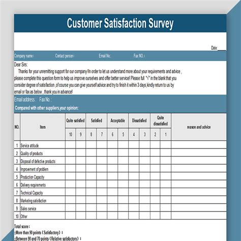 Excel Survey Creation