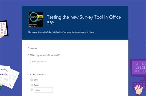 Excel Survey Tips