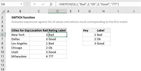 Excel Swap Cells Formula