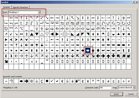 Excel Symbols Fixes