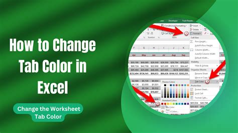 Excel Tab Colors