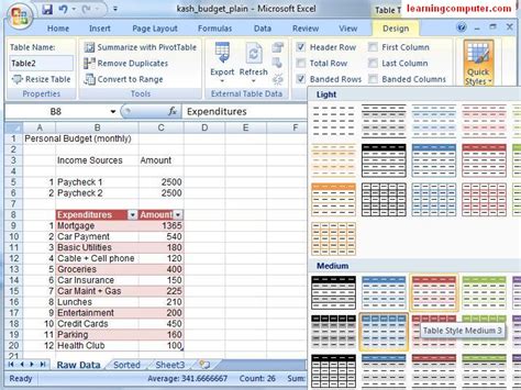 Excel Tab Insertion Formatting