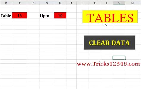 A table in Excel