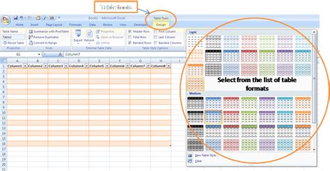 Excel Table Formatting Software