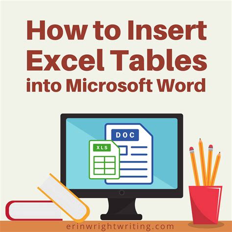 Excel table in a Word document