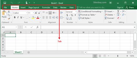 Excel Tabs