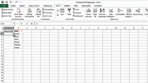 Excel Tagging Tips Example 4