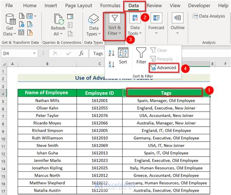 Excel Tags Best Practices