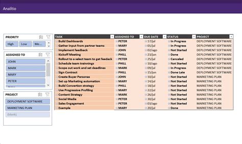 Excel Task Manager