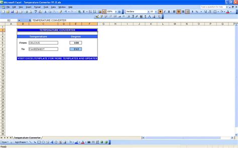 Excel Temperature Batch Conversion