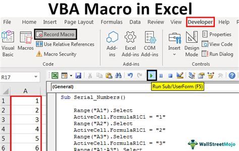 Excel Temperature Macro