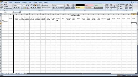 Excel Template 1