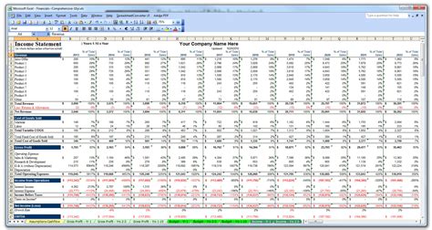 Excel Template 10