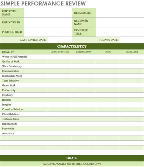 Excel Template