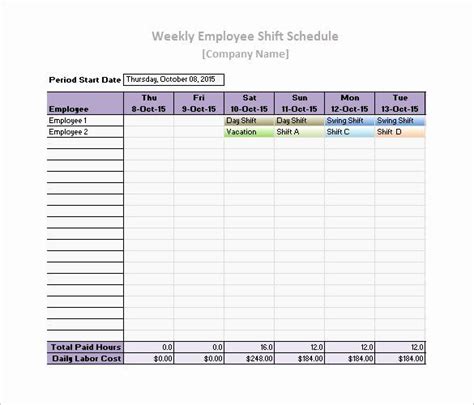 Excel Template