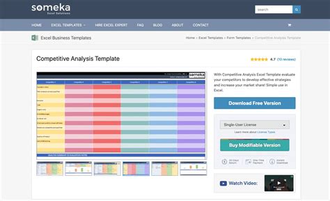 Excel Template Design Example