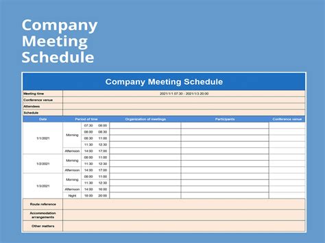 Excel template for meeting scheduling conditional formatting