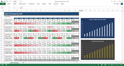 Excel Template for Sales Forecasting