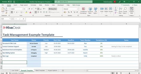 Excel Templates for Weekly Reports