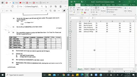 20-Minute Excel Test