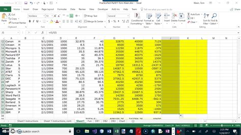 Excel Test Sample 4